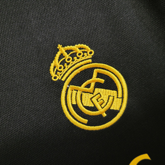 Real Camisetas de Futbol Fan Version 2023-2024 Real Madrid Third Away Black Soccer Jersey