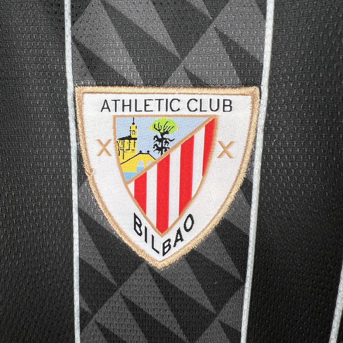 Fan Version 2023-2024 Athletic Bilbao Black Goalkeeper Soccer Jersey