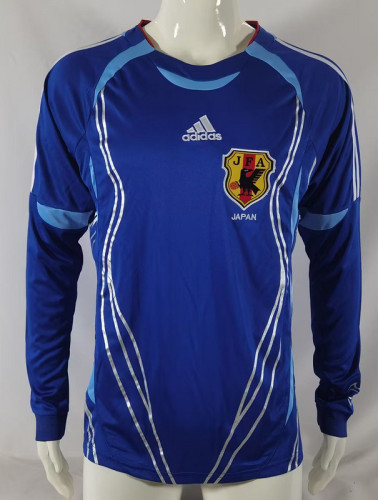 Long Sleeve Retro Jersey 2006 Japan Home Soccer Jersey Vintage Football Shirt