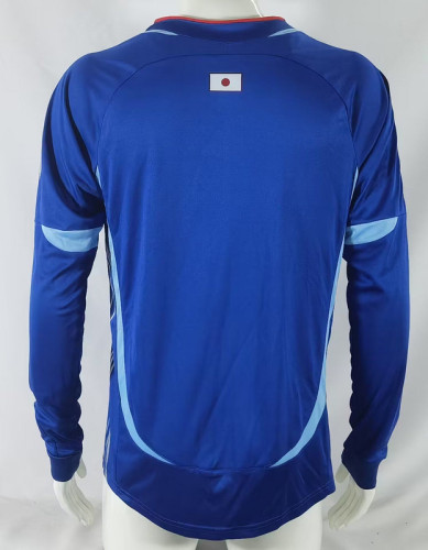 Long Sleeve Retro Jersey 2006 Japan Home Soccer Jersey Vintage Football Shirt