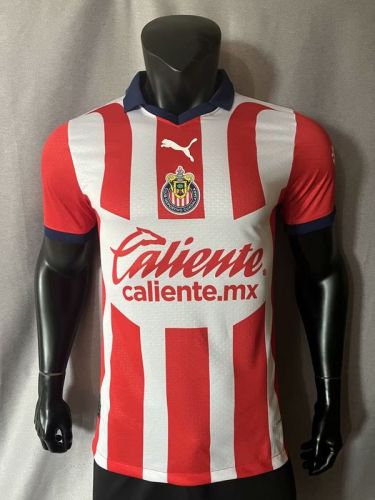 Player Version 2023-2024 Chivas Home Soccer Jersey Camisetas de Futbol