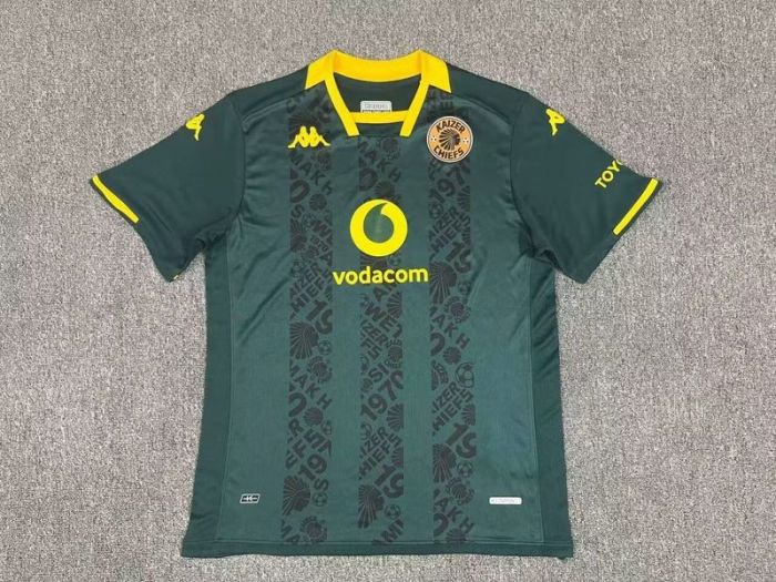 Fan Version 2023-2024 Kaizer Chiefs Away Green Soccer Jersey Football Shirt