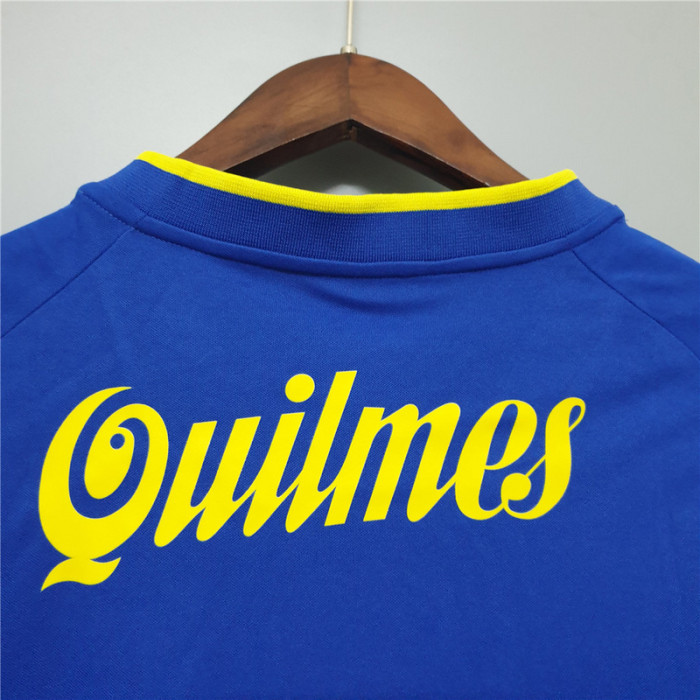 Retro Jersey 2001 Boca Juniors RIQUELME 10 Home Soccer Jersey Vintage Football Shirt