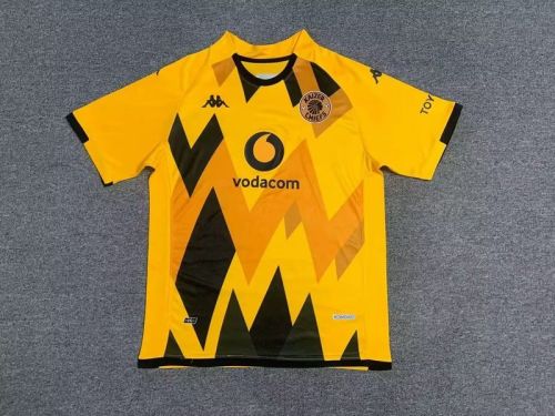 Fans Version 2023-2024 Kaizer Chiefs Home Soccer Jersey Football Shirt