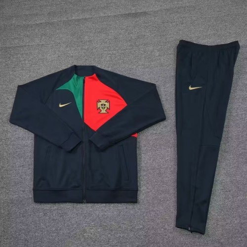 2023-2024 Portugal Borland Soccer Training Jacket and Pants