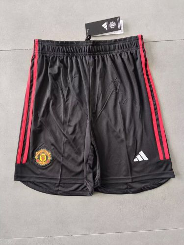 2023-2024 Manchester United Home Soccer Shorts Football Shorts
