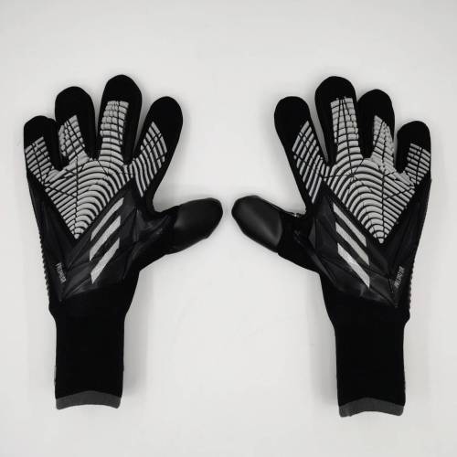 Best Quality ALL Black Soccer Gloves Football Gloves