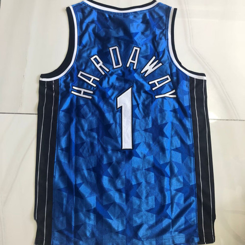 Mitchell&ness1994-1995 Orlando Magic Blue Basketball Shirt HARDAWAY 1 Classic NBA Jersey