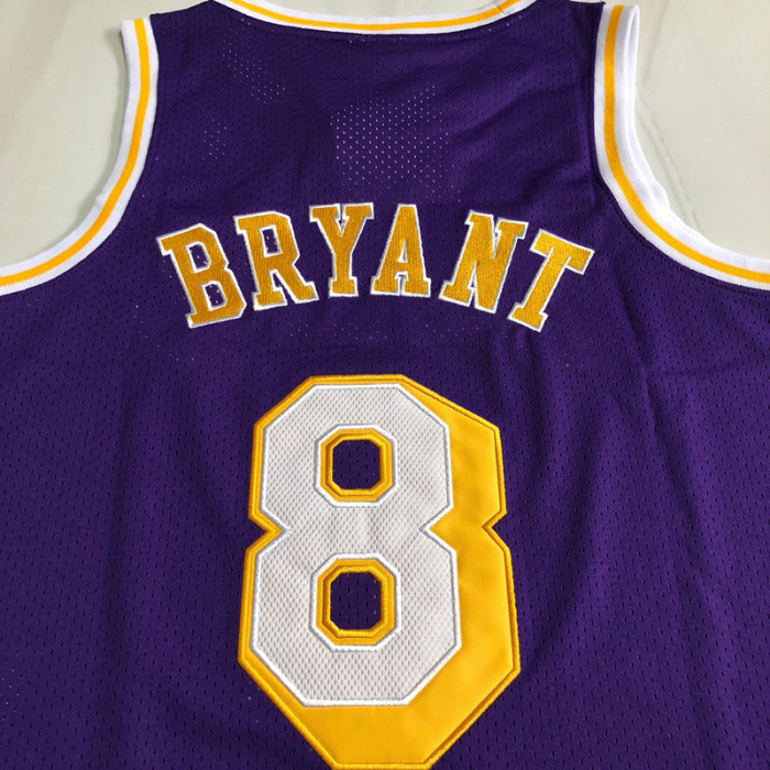 Mitchell&ness FEBRUARY 8.1998 KOBE BRYANT Los Angeles Lakers Basketball Shirt Classic NBA Jersey