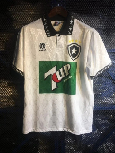 Retro Jersey 1995 Botafogo Away White Soccer Jersey Vintage Football Shirt