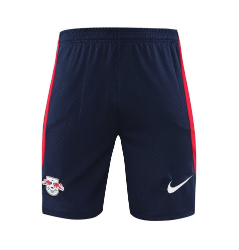 2023-2024 RB Leipzig Dark Blue/Red Soccer Training Shorts Football Shorts