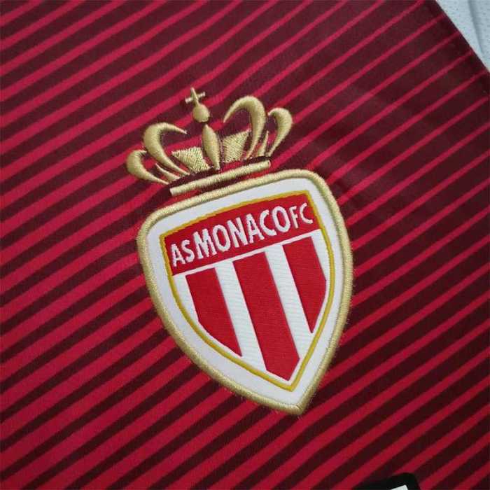 Retro Jersey 2016-2017 AS Monaco Champions League Home Soccer Jersey Football Shirt