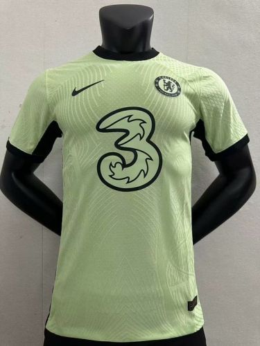 with Sponor Logo Chelsea Football Shirt Player Version 2023-2024 Chelsea Third Away Yellow Soccer Jersey
