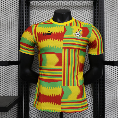 Player Version 2023-2024 Ghana Home Soccer Jersey Football Shirt