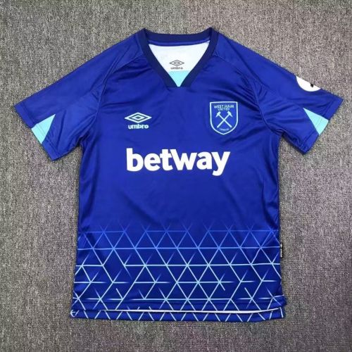 Fan Version 2023-2024 West Ham United Third Away Blue Soccer Jersey Football Shirt