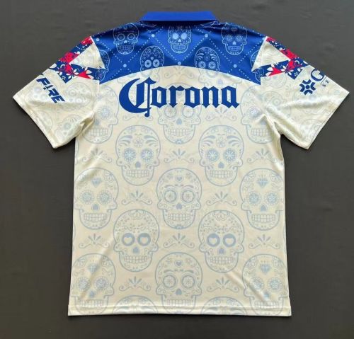Fan Version 2023-2024 Club America Aguilas Yellow Special Edition Soccer Jersey