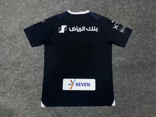 Fan Version 2023-2024 Al-Hilal Saudi Third Away Dark Blue Soccer Jersey