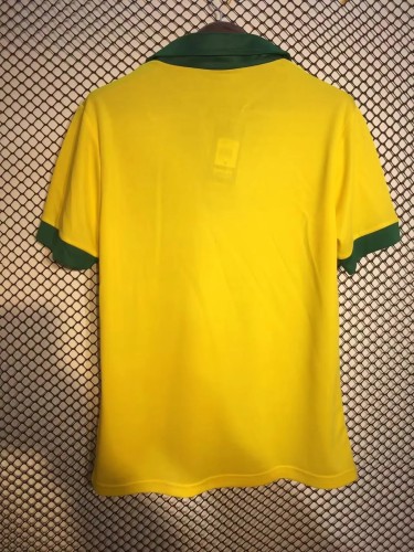 Retro Jersey 1962 Brazil Home Soccer Jersey Vintage Brasil Camisetas de Futbol