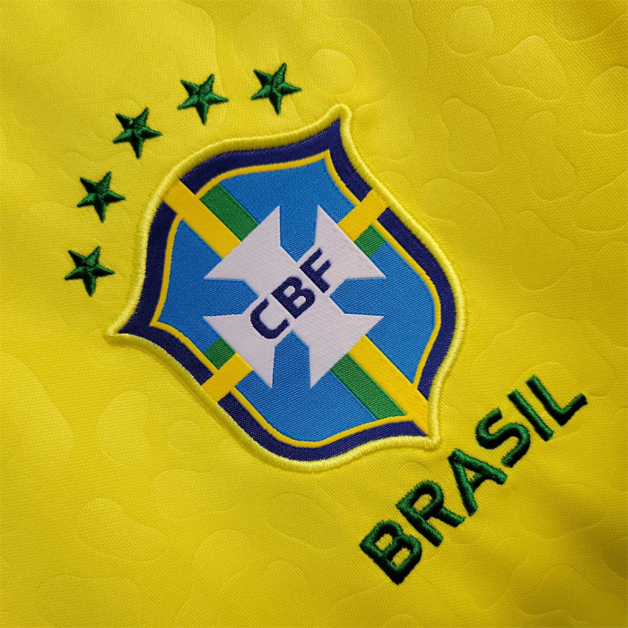 Fans Version 2022 World Cup Brazil Home Soccer Jersey Brasil Camisetas de Futbol