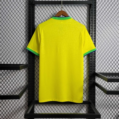Fans Version 2022 World Cup Brazil Home Soccer Jersey Brasil Camisetas de Futbol