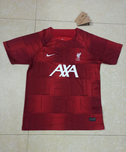 Fan Version 2023-2024 Liverpool Red Soccer Training Jersey