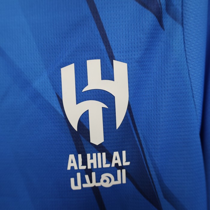 Fan Version 2023-2024 Al-Hilal Saudi Home Soccer Jersey