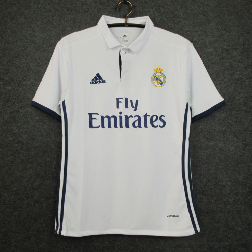 Retro Jersey  2016-2017 Real Madrid Home Soccer Jersey Vintage Real Camisetas de Futbol