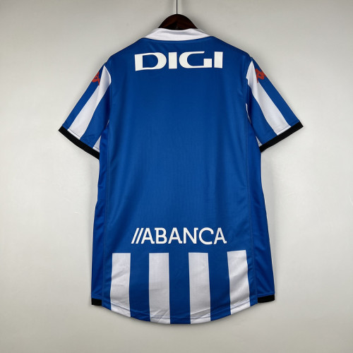 Fan Version 2023-2024 Deportivo La Coruna Home Soccer Jersey Camisetas de Futbol