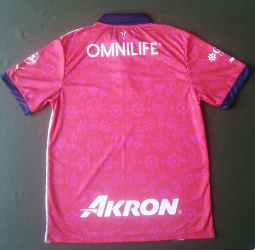 Fan Version 2023-2024 Chivas Special Edition Pink Soccer Jersey Chivas Camisetas de Futbol