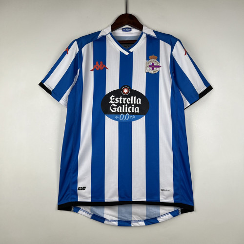 Fan Version 2023-2024 Deportivo La Coruna Home Soccer Jersey Camisetas de Futbol