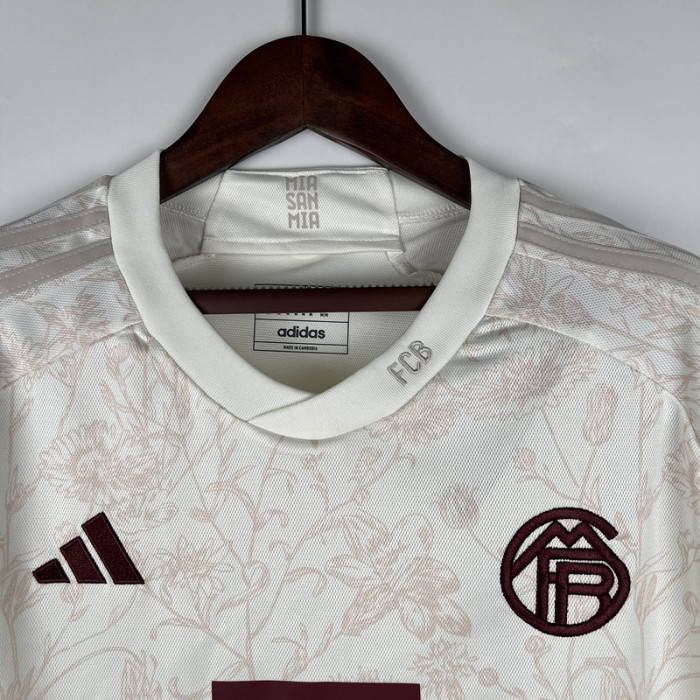 Fan Version 2023-2024 Bayern Munich Third Away Soccer Jersey Football Shirt