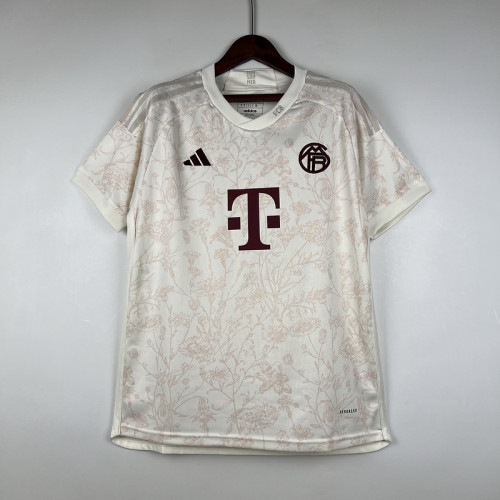 Fan Version 2023-2024 Bayern Munich Third Away Soccer Jersey Football Shirt
