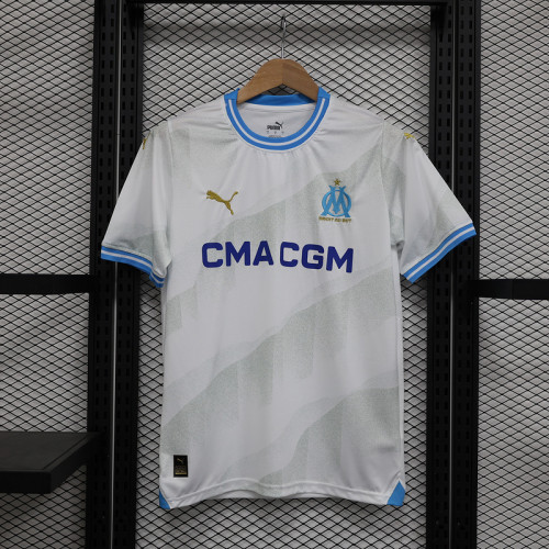 Fan Version 2023-2024 Olympique de Marseille Home Soccer Jersey