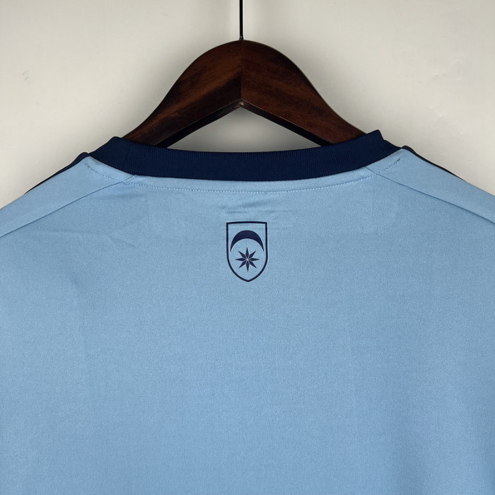 Fans Version 2023-2024 Osasuna Away Blue Soccer Jersey Camisetas de Futbol