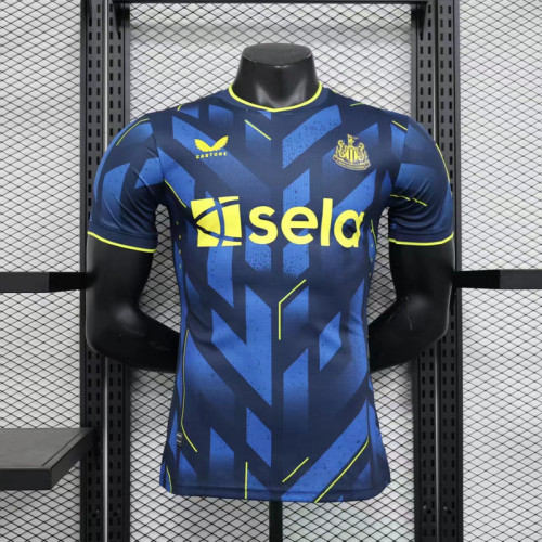 Player Version 2023-2024 Newcastle United Third Away Blue/Black Soccer Jersey