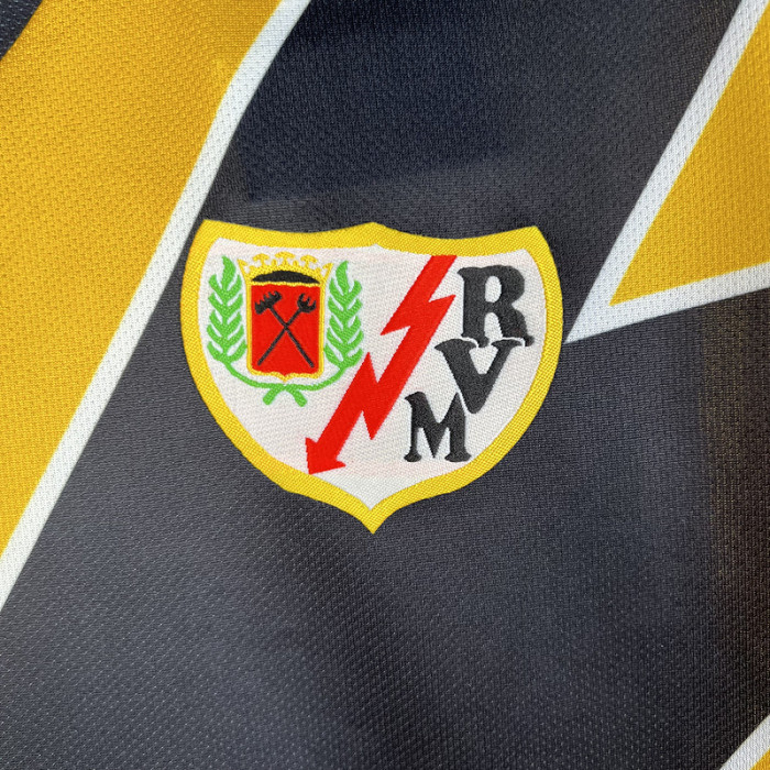 Fans Version 2023-2024 Rayo Vallecano Third Away Golden Soccer Jersey