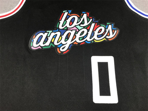 2023 City Editon Los Angeles Clippers 0 Westbrook Black NBA Jersey Basketball Shirt
