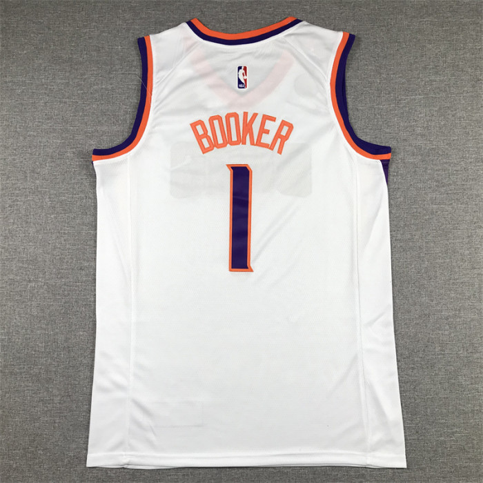 Phoenix Suns 1 BOOKER White NBA Jersey Basketball Shirt