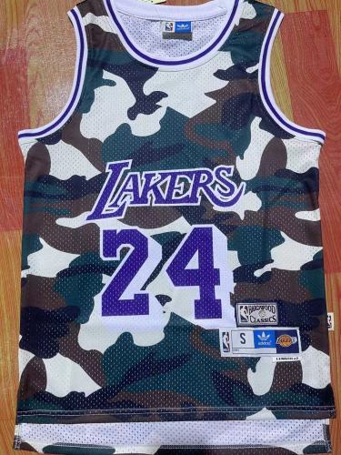 Los Angeles Lakers 24 KOBE BRYANT Camo NBA Jersey Basketball Shirt