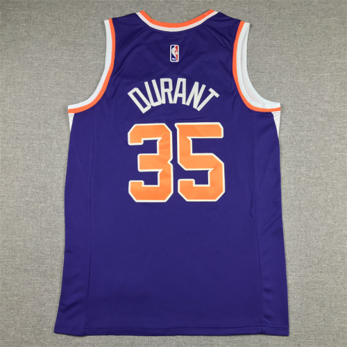 Phoenix Suns 35 DURANT Purple NBA Jersey Basketball Shirt