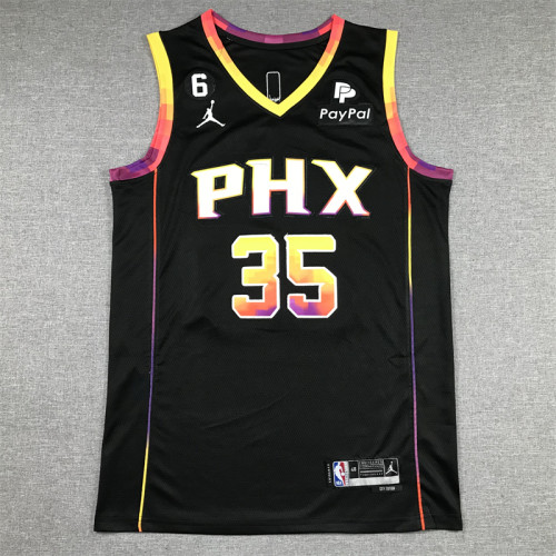Statement Edition Phoenix Suns 35 DURANT Black NBA Jersey Basketball Shirt