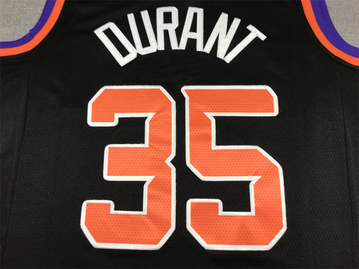 Phoenix Suns 35 DURANT Black NBA Jersey Basketball Shirt