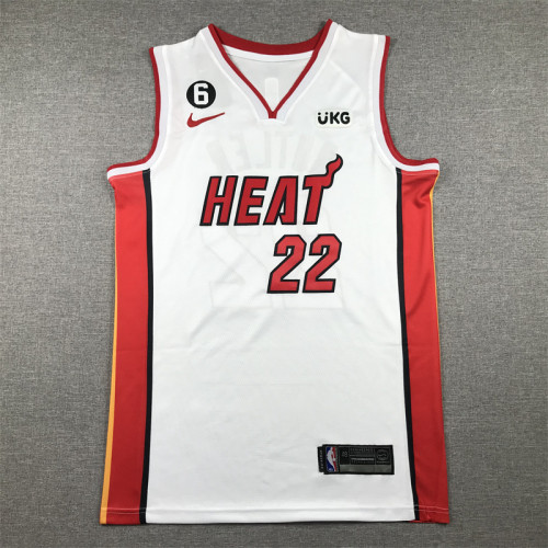 Miami Heat BUTLER 22 White NBA Jersey Basketball Shirt