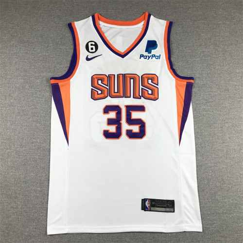 Phoenix Suns 35 DURANT White NBA Jersey Basketball Shirt