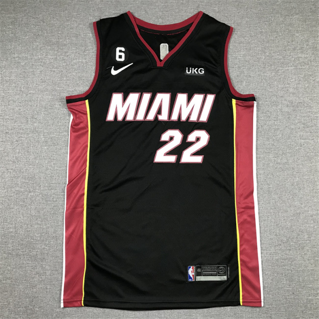 Miami Heat 22 BUTLER Black NBA Jersey Basketball Shirt
