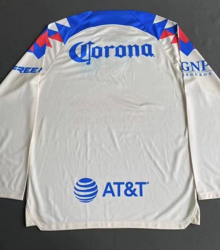 Long Sleeve 2023-2024 Club America Aguilas Home Soccer Jersey