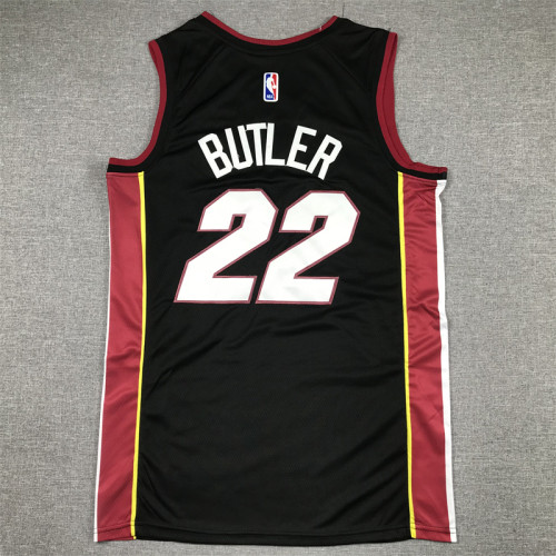 Miami Heat 22 BUTLER Black NBA Jersey Basketball Shirt