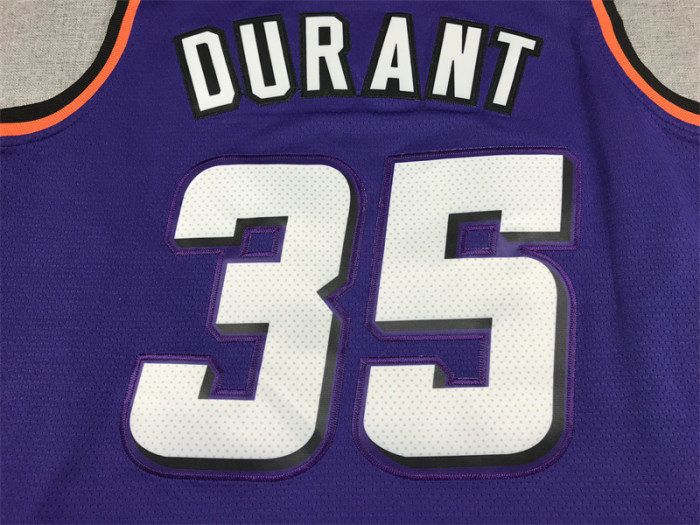 Classic Phoenix Suns 35 DURANT Purple NBA Jersey Basketball Shirt