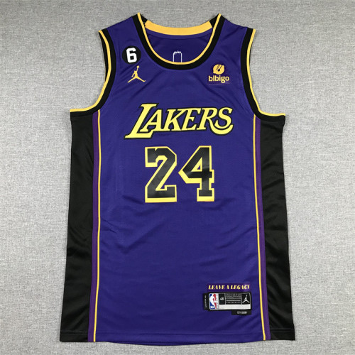 Statement Edition Los Angeles Lakers 24 Kobe Kryant Purple NBA Jersey Basketball Shirt