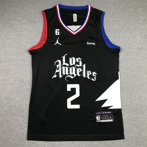 Statement Editon Los Angeles Clippers 2 Leonard Black NBA Jersey Basketball Shirt